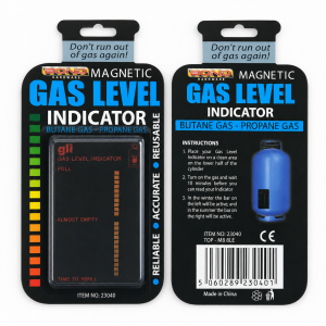 Magnetic LPG Gas Level Indicator for Caravan, Camping and Motorhome Cylinders