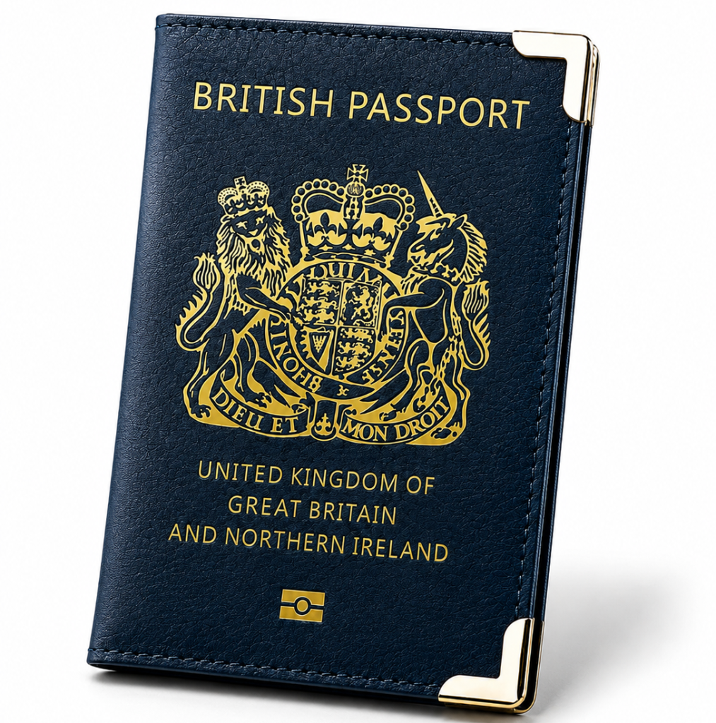 Passport Cover - Blue - D0001