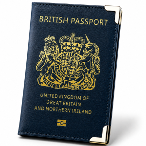 Passport Cover - Blue - D0001