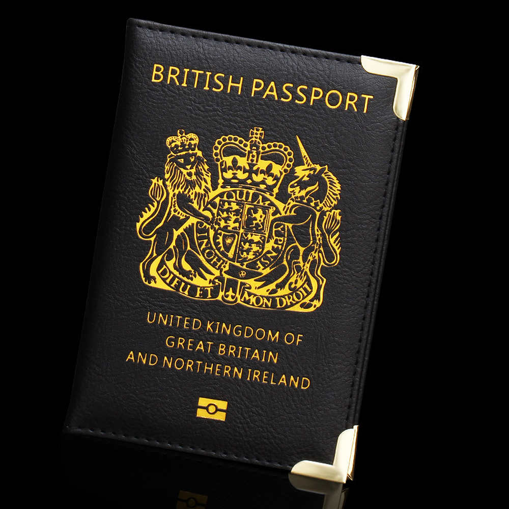 Passport Cover - Black - D0003 - Image 3