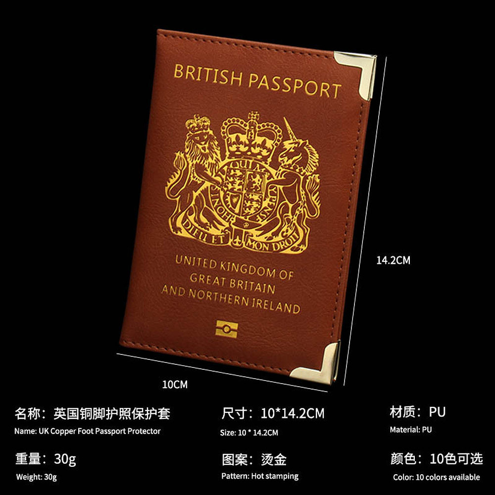 Passport Cover - Black - D0003 - Image 4