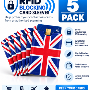 UK RFID Blocking card sleeves